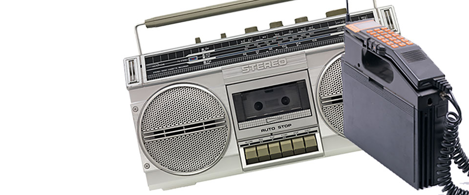 I still use my boom box from the 1960s do you? I keep a lot of old things, heck, as long as they work why buy new? And when I run out of space I will rent a self storage unit!